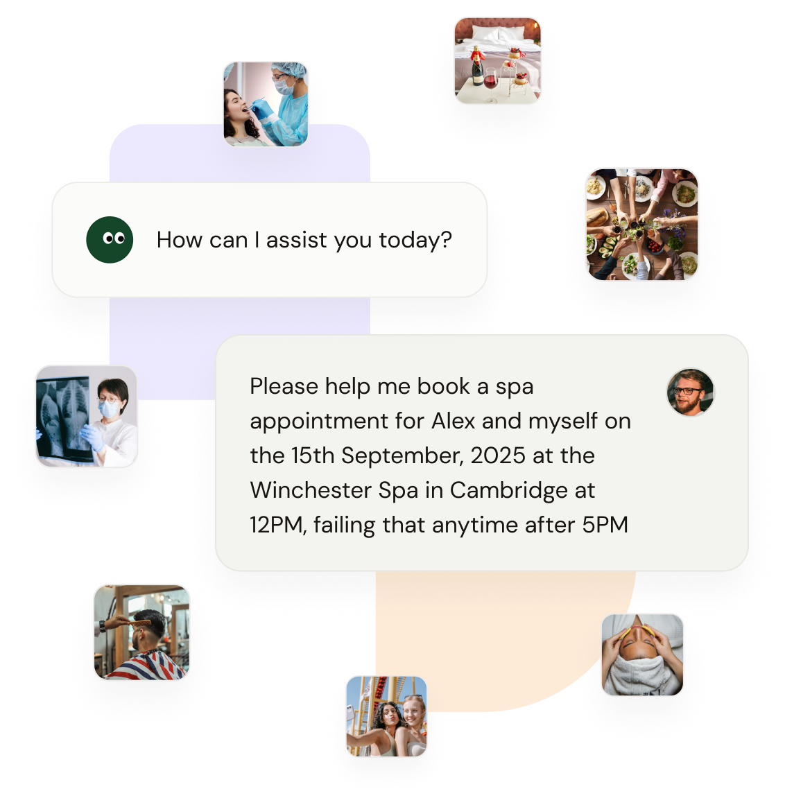 Schedule and book appointments feature