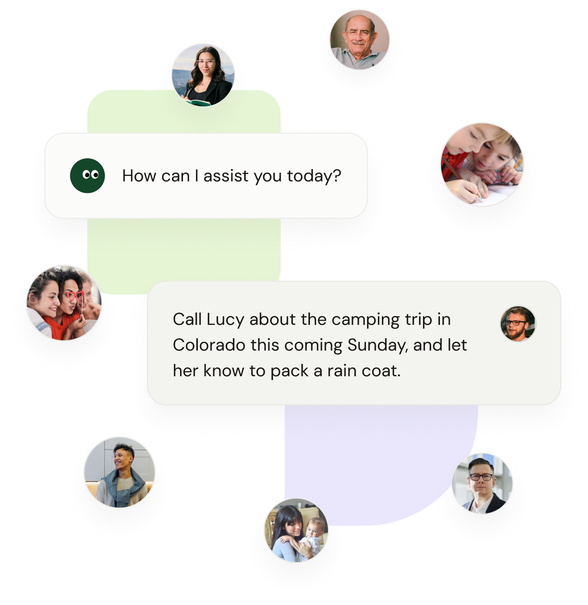 Send personal messages feature